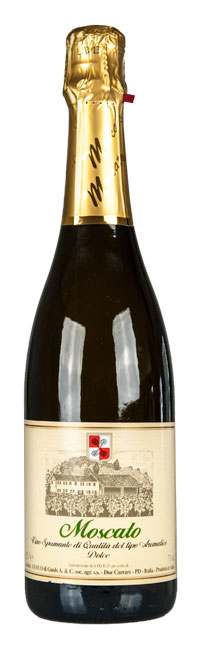 Moscato Spumante dolce da dessert - Vini Monticello - Due Carrare - Padova Veneto
