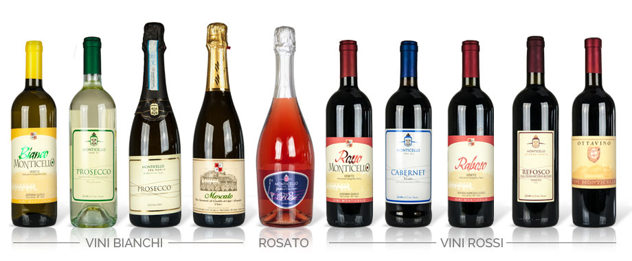 produzione e vendita vino tutti i vini monticello due carrare padova